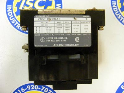 <b>Allen-Bradley - </b>700-R000A1 Electrically Held Relay Type 2